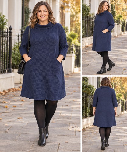 Boden jerseykleid dunkelblau - boden,