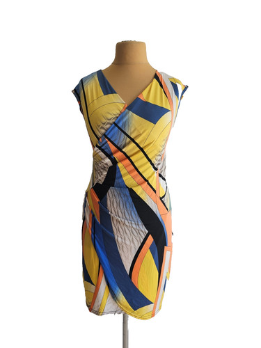 Tolles jerseykleid bunt - gr.38,
