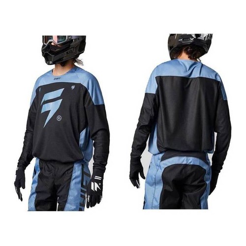 Motocross shirt shift white - motocross,