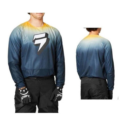 Motocross shirt shift white - motocross,