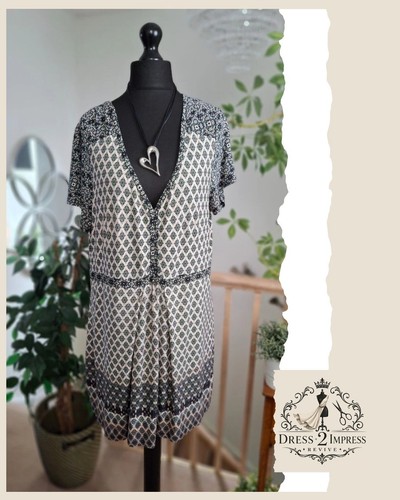 Damen kurzes kleid boho s - kleid, m&s