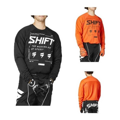 Motocross shirt shift white - motocross,